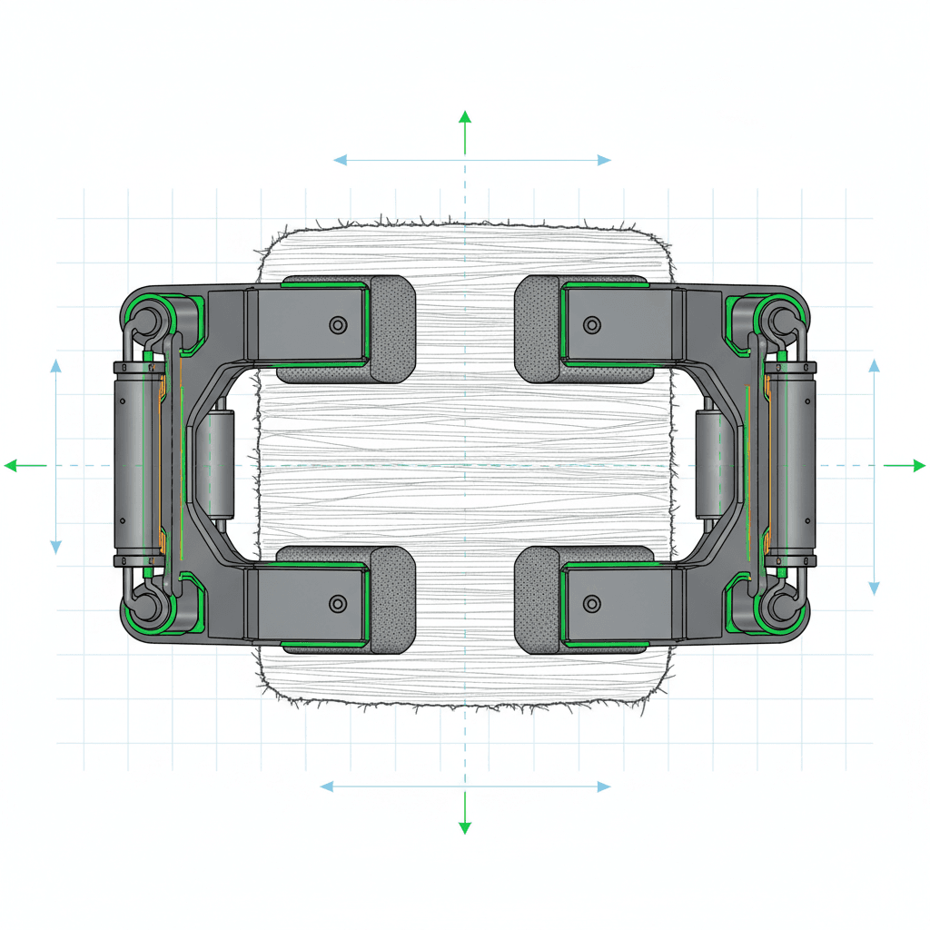 How bale clamps grip and lift bales